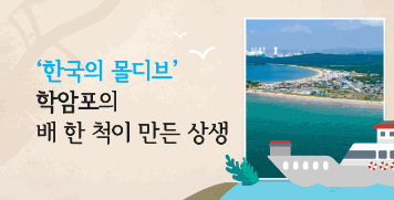 [2021 카드뉴스]②'한국의 몰디브' 학암포의 배 한 척이 만든 상생 대표이미지